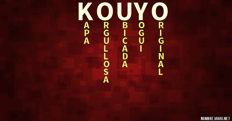 Acróstico kouyo