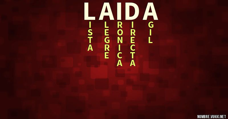 Acróstico laida