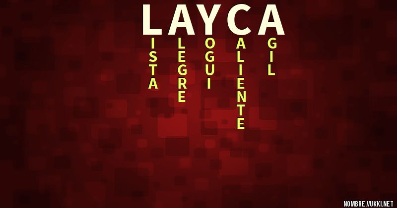 Acróstico layca