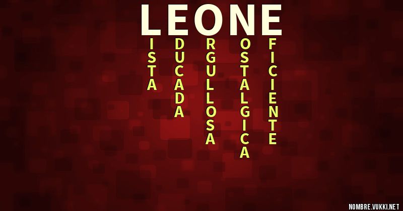Acróstico leone