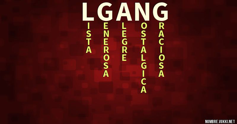 Acróstico lgang