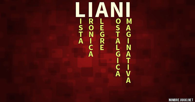 Acróstico liani