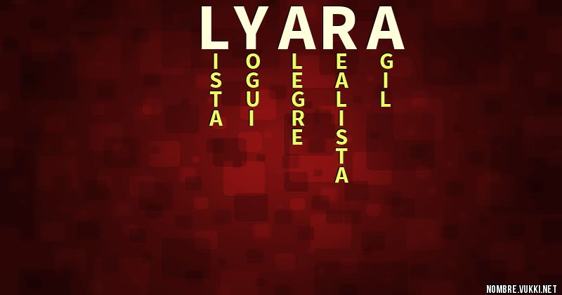 Acróstico lyara