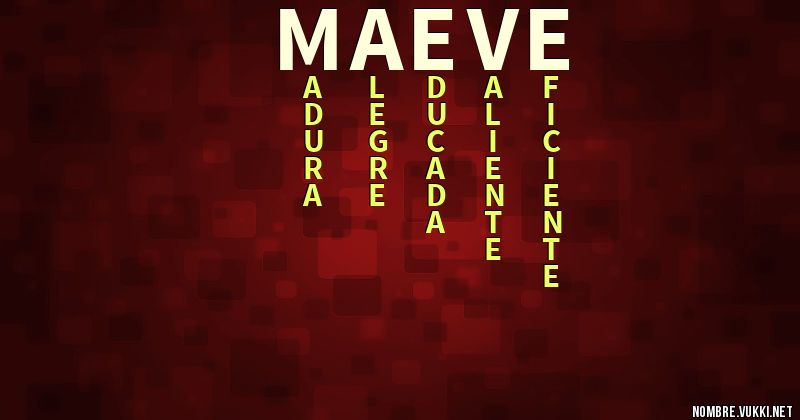 Acróstico maeve