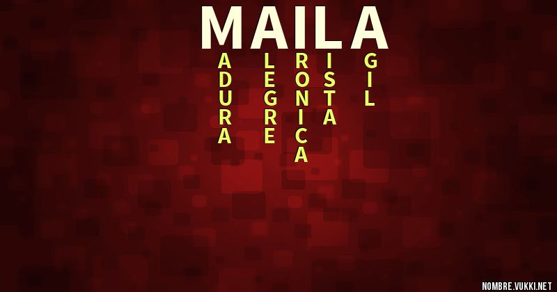 Acróstico maila