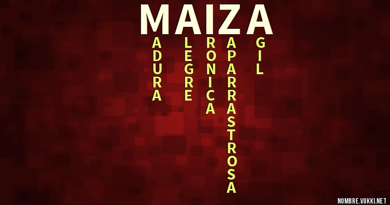 Acróstico maiza