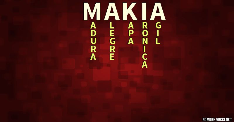 Acróstico makia