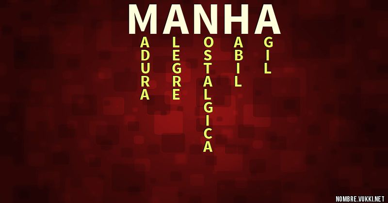 Acróstico manha