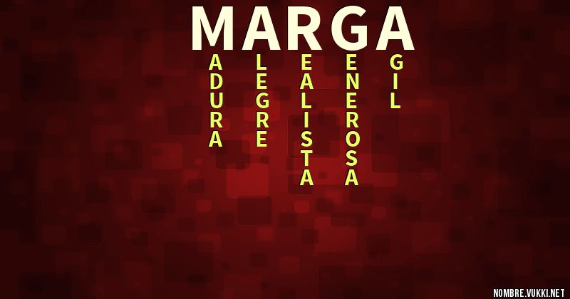 Acróstico marga