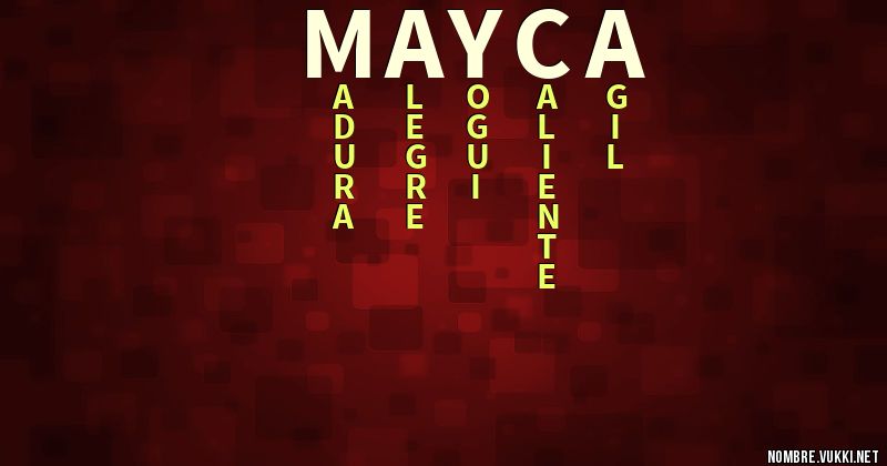Acróstico mayca