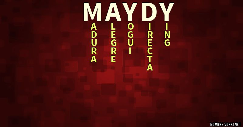 Acróstico maydy