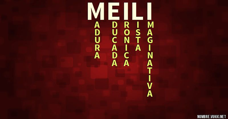 Acróstico meili