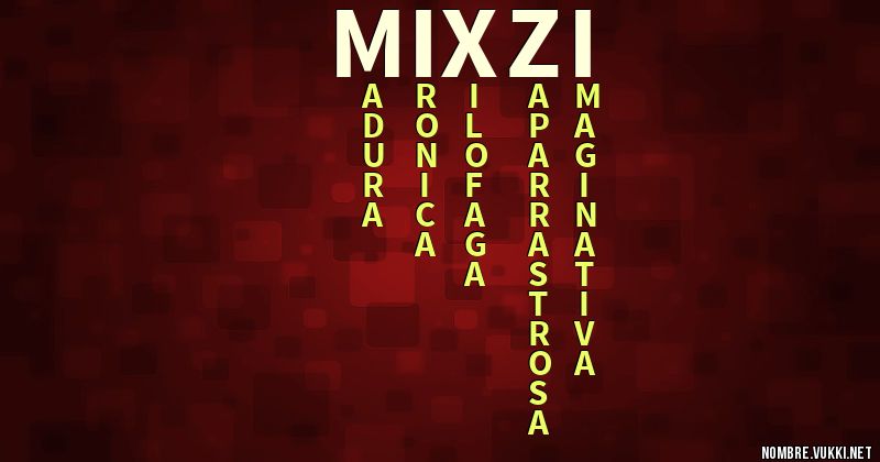 Acróstico mixzi