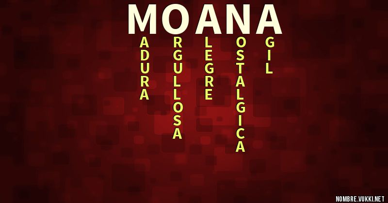 Acróstico moana