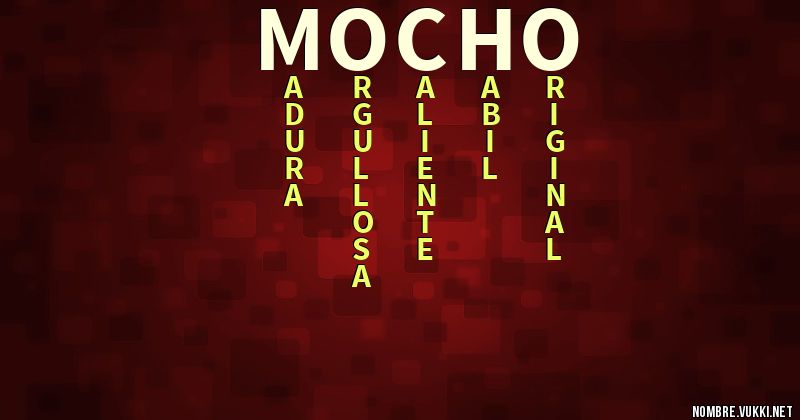 Acróstico mocho