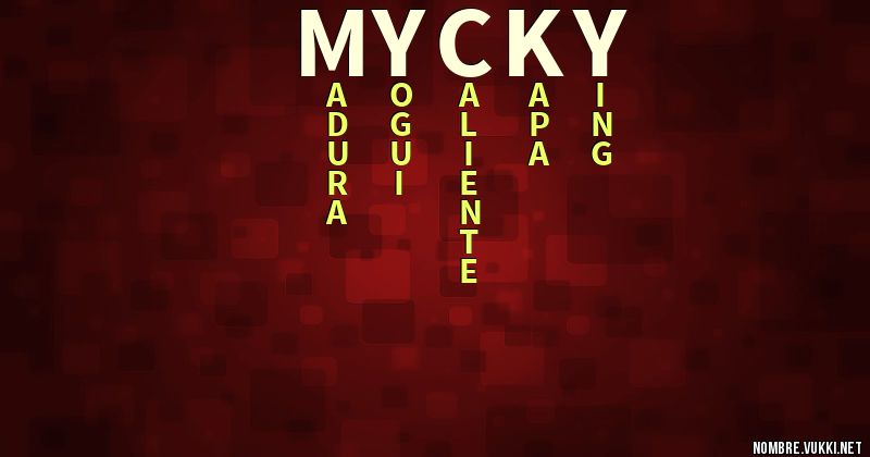 Acróstico mycky