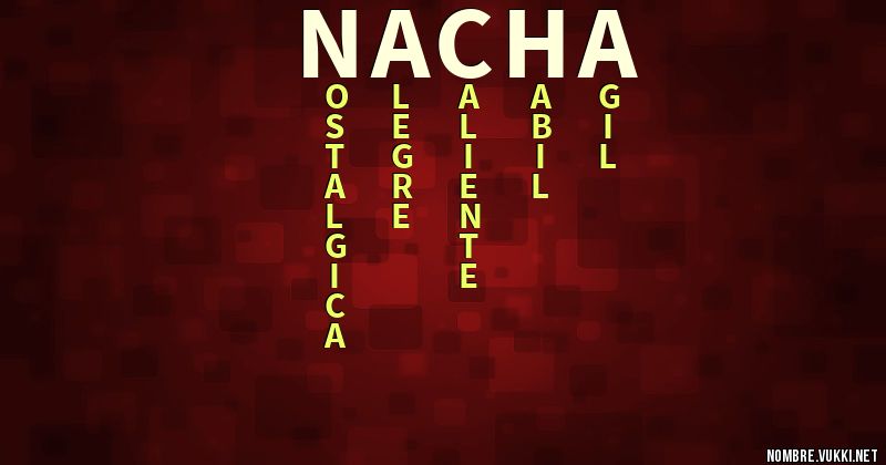 Acróstico nacha