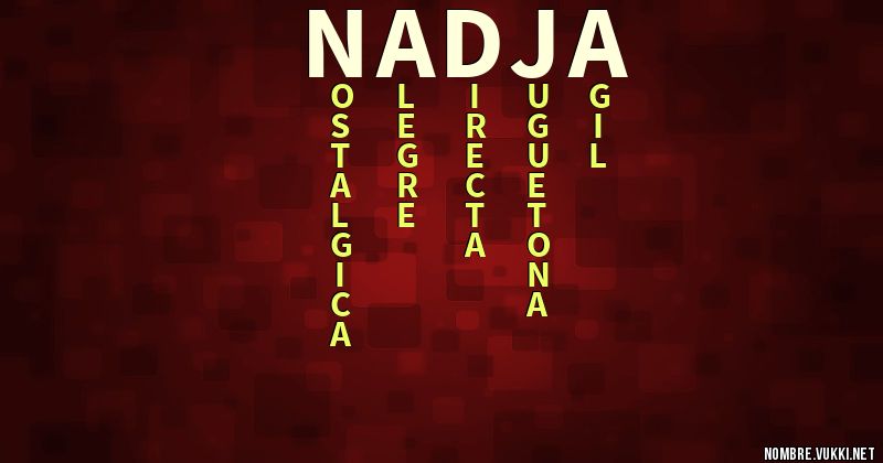 Acróstico nadja