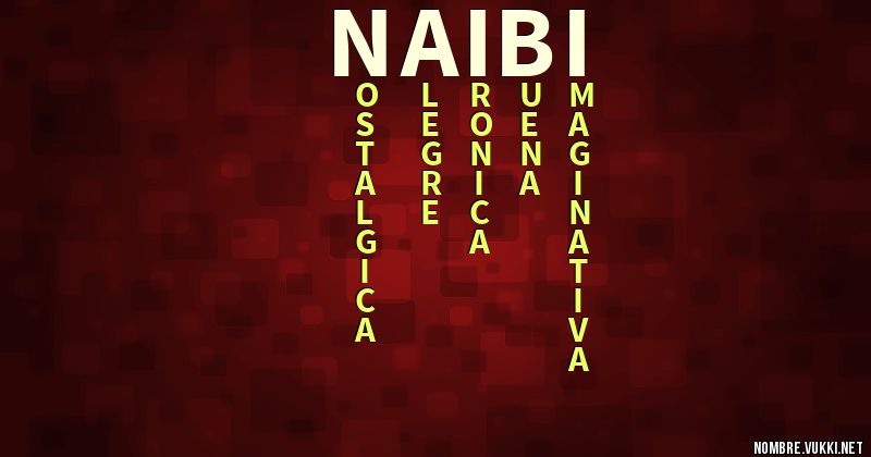 Acróstico naibi