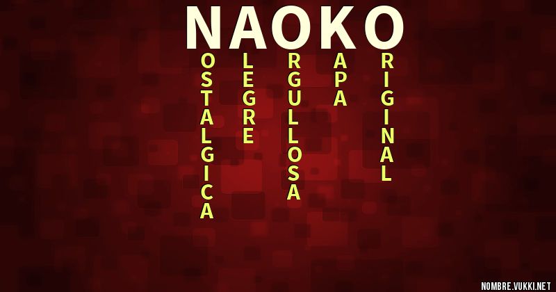 Acróstico naoko