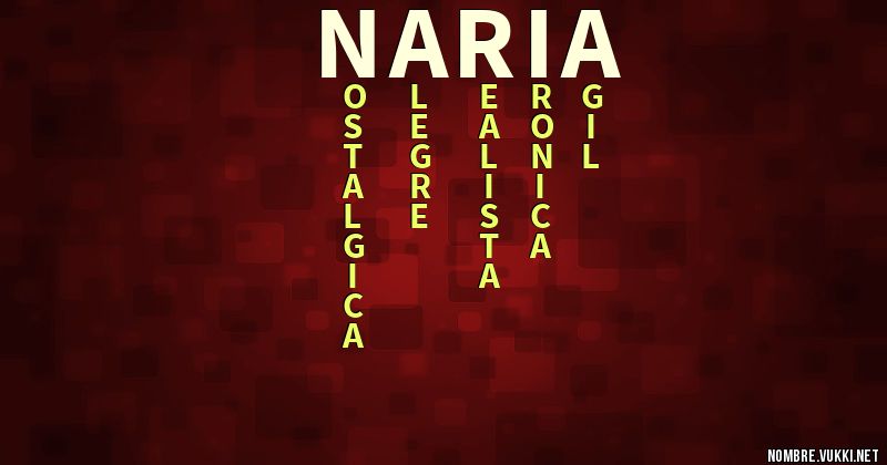 Acróstico naria
