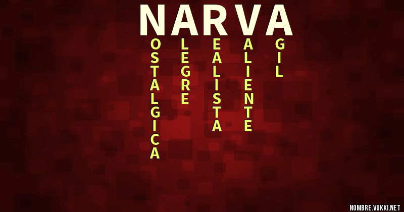 Acróstico narva