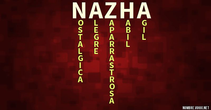 Acróstico nazha