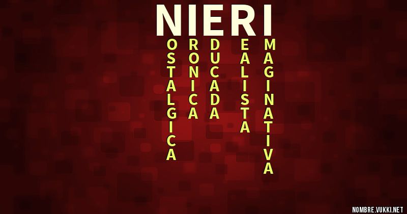Acróstico nieri