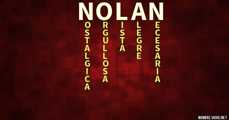 Acróstico nolan