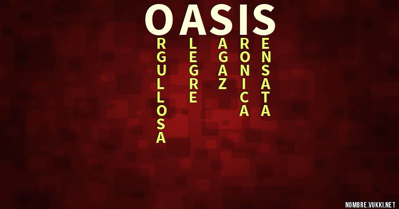 Acróstico oasis