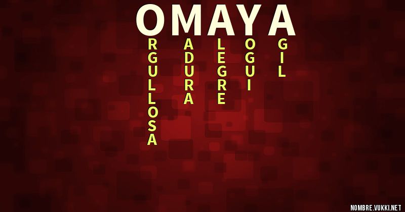Acróstico omaya