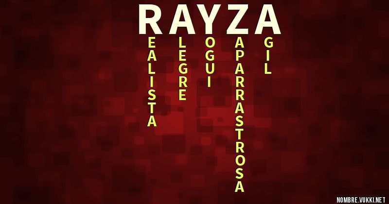 Acróstico rayza