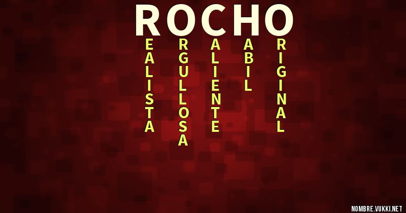 Acróstico rocho