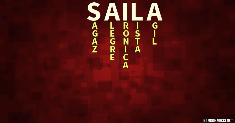 Acróstico saila