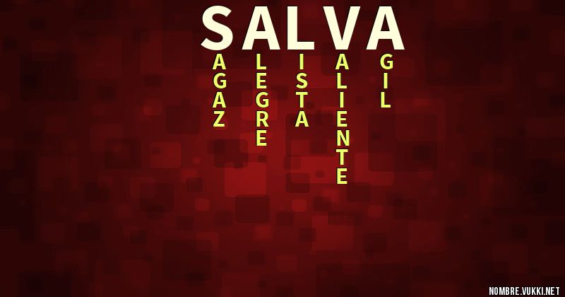 Acróstico salva