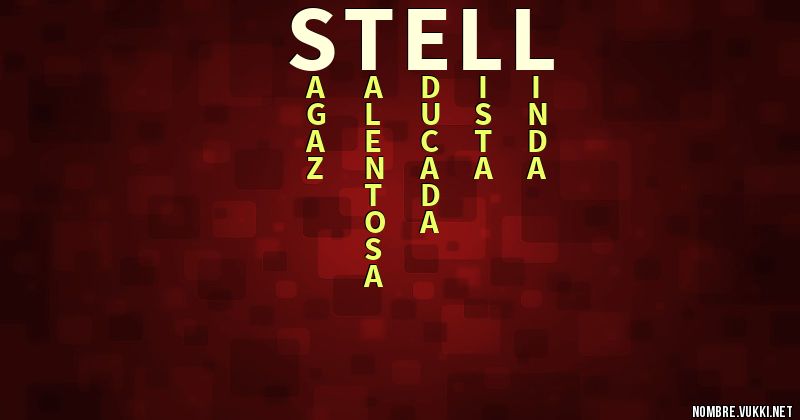 Acróstico stell