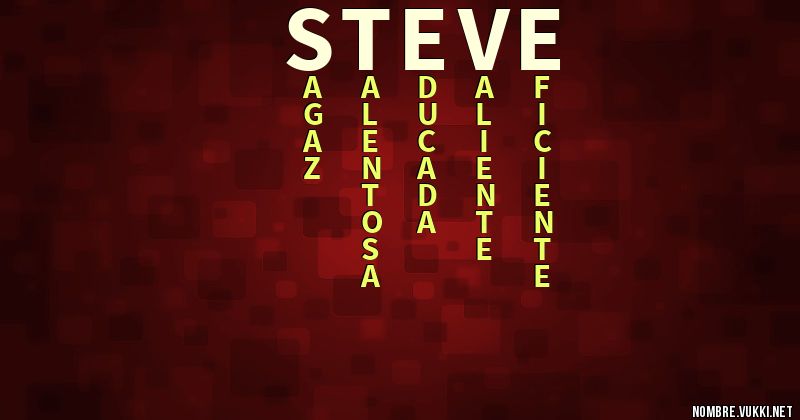 Acróstico steve