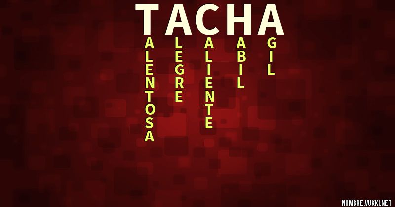 Acróstico tacha