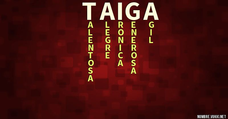 Acróstico taiga