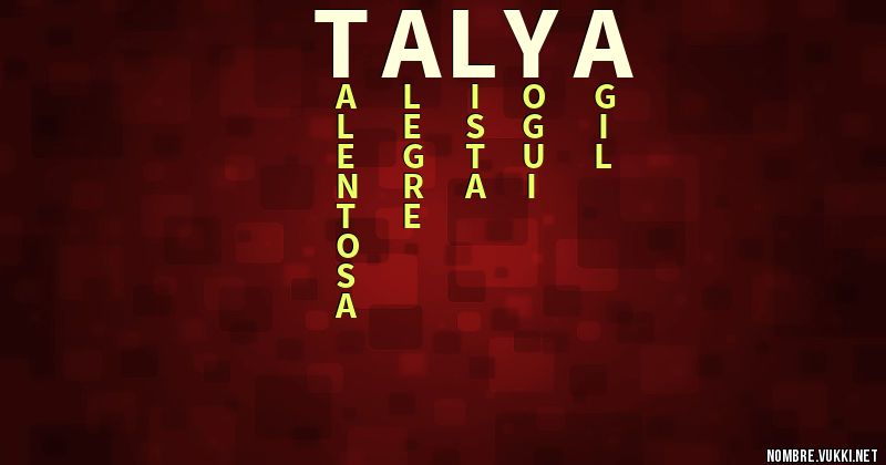 Acróstico talya