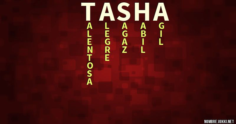 Acróstico tasha