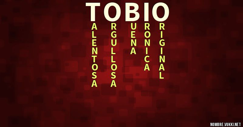 Acróstico tobio