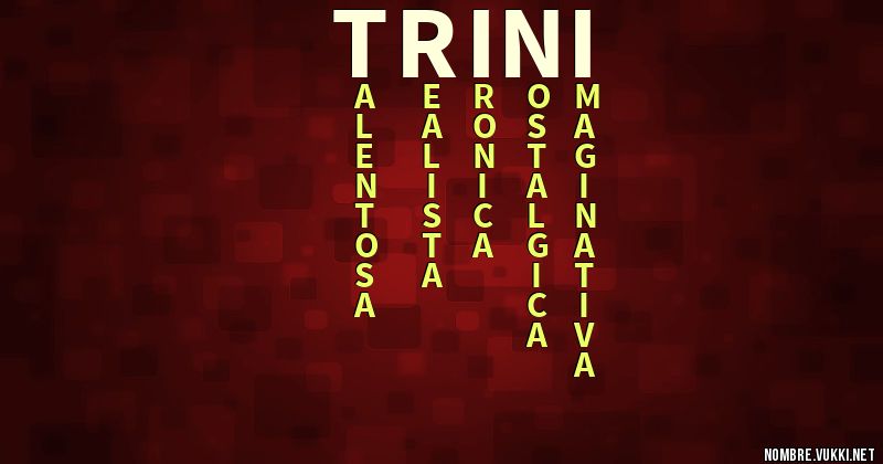 Acróstico trini