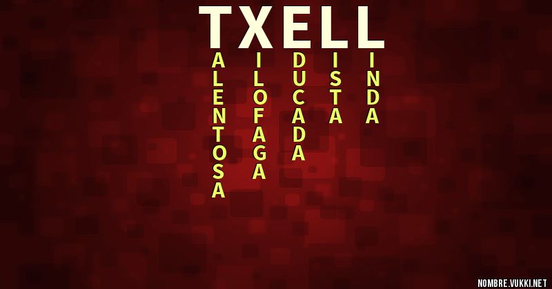 Acróstico txell