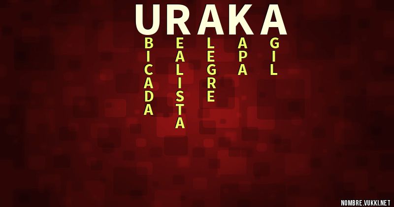 Acróstico uraka