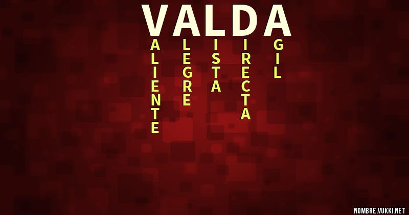 Acróstico valda