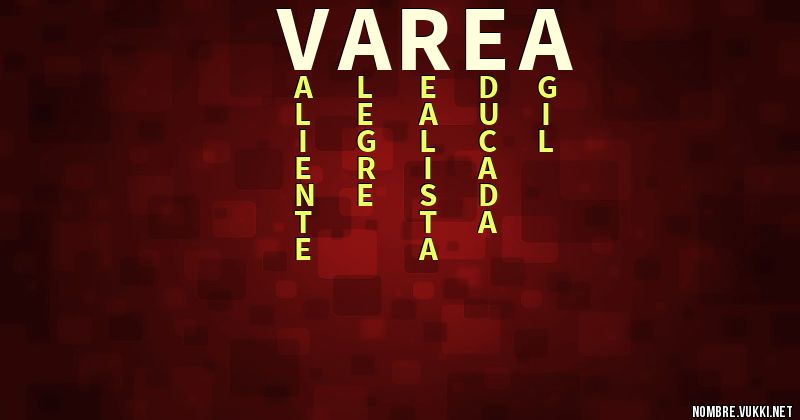Acróstico varea
