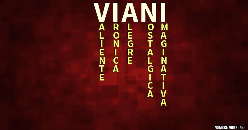Acróstico viani