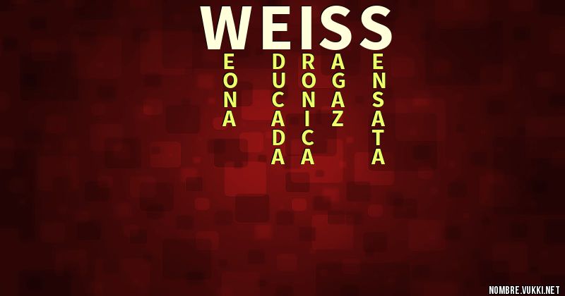 Acróstico weiss