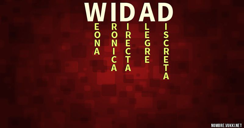 Acróstico widad
